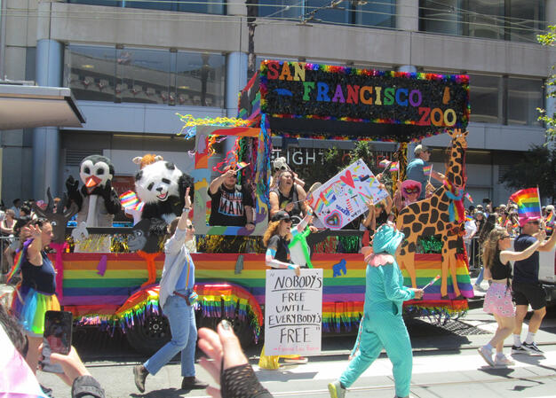 June 28, 2026 during San Francisco Pride Parade 2026
