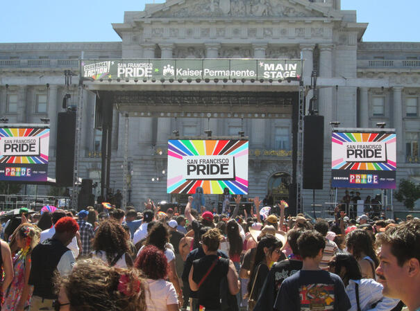 June 28, 2026 during San Francisco Pride Parade 2026